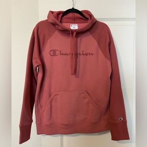 Champion Women’s Hoodie Pink Colorblock